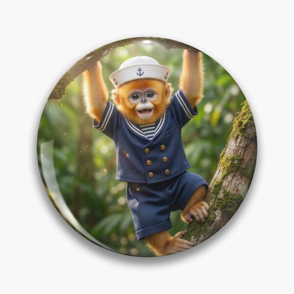 Item preview, Golden Snub-Nosed Monkey Baby Sailor designed and sold by Tridentulus.