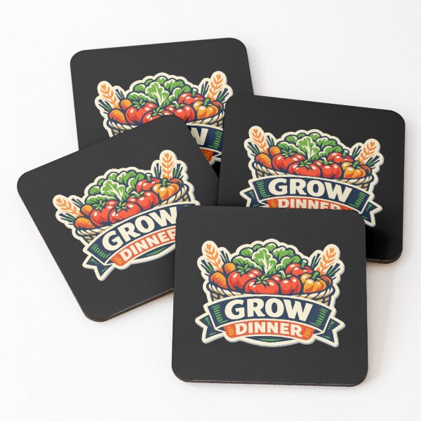Item preview, Grow Dinner Vegetable Garden Badge designed and sold by Sketchlegacy.
