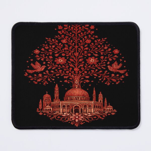 Item preview, Jerusalem Dome of the Rock Tree of Life Tatreez designed and sold by BrainCurves.