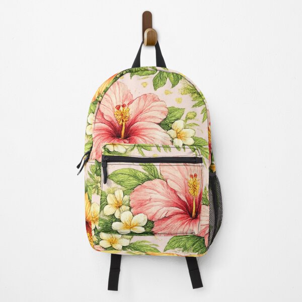 Item preview, Soft Pink Tropical Hibiscus Pattern designed and sold by 0606PM.