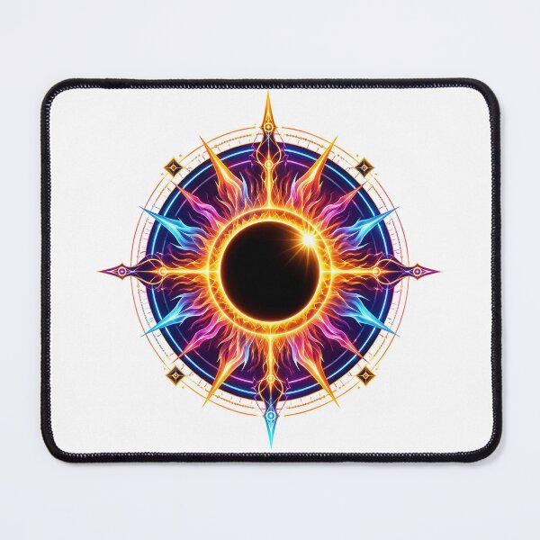 Item preview, Neon Solar Eclipse designed and sold by syotos-ai.