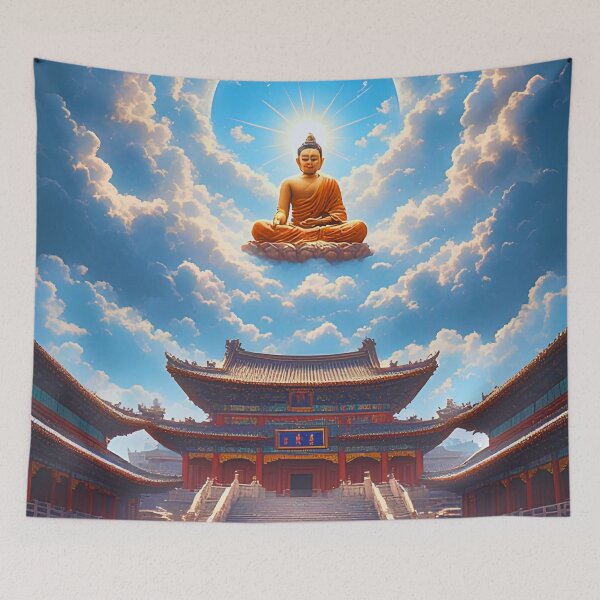 Item preview, Ascension of the Buddha designed and sold by ZenGrooves.