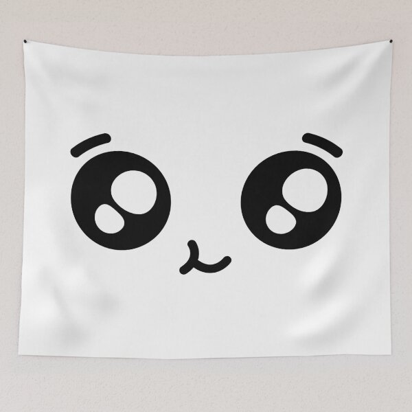 Item preview, Lovely kawaii smiling happy face designed and sold by BlushyPrint.