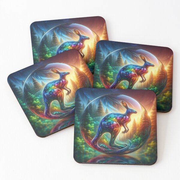 Item preview, Rainbow Kangaroo Design  designed and sold by Heavens Blueprint & Designs.