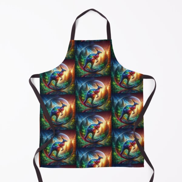 Aperçu de l'œuvre Motif kangourou arc-en-ciel créée et vendue par Heavens Blueprint & Designs.
