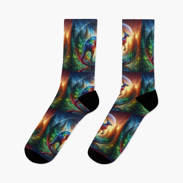 Item preview, Rainbow Kangaroo Design  designed and sold by Heavens Blueprint & Designs.
