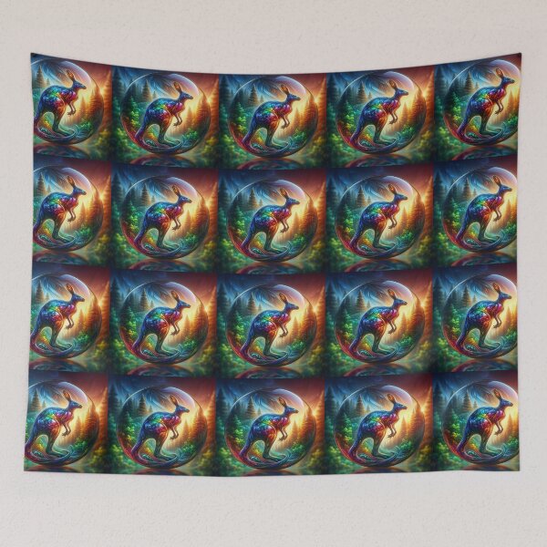 Item preview, Rainbow Kangaroo Design  designed and sold by Heavens Blueprint & Designs.