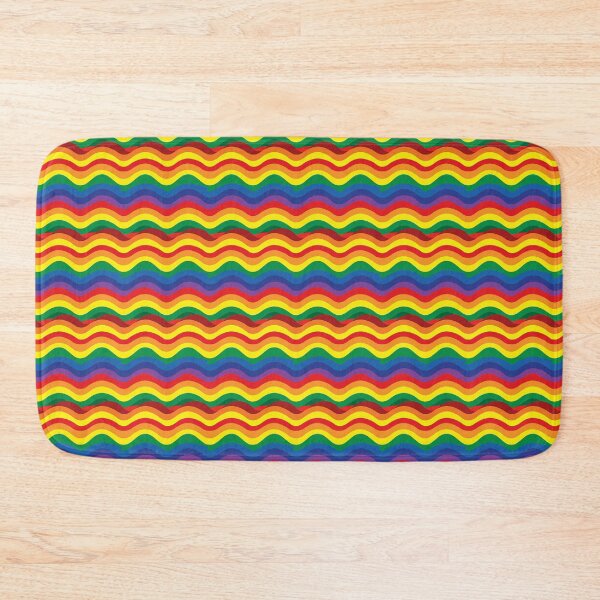 Item preview, Retro Rainbow Wave Pattern designed and sold by Clockwork and Bloom.