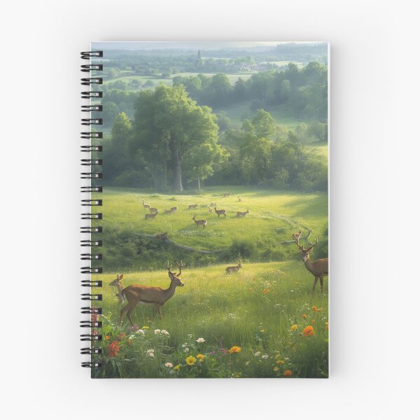 Item preview, Deer Among Wildflowers designed and sold by ThatSurreyLife.