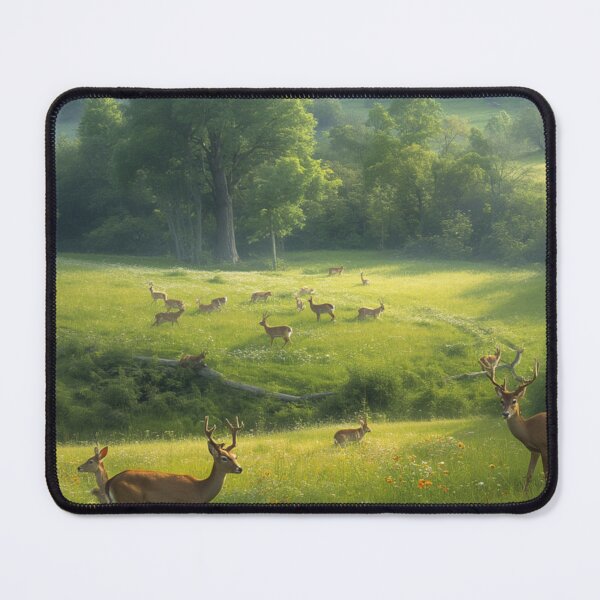 Item preview, Deer Among Wildflowers designed and sold by ThatSurreyLife.