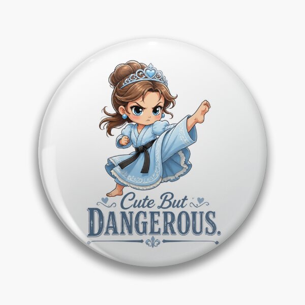 Item preview, "Cute But Dangerous" Princess Karate Girl  designed and sold by MusesWhispers.