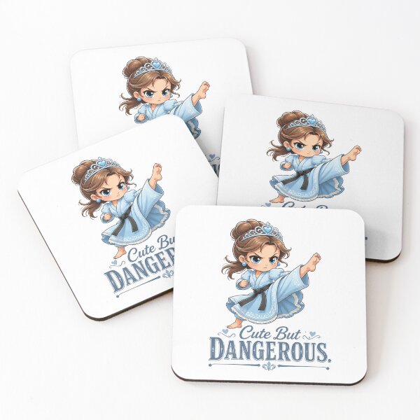 Item preview, "Cute But Dangerous" Princess Karate Girl  designed and sold by MusesWhispers.