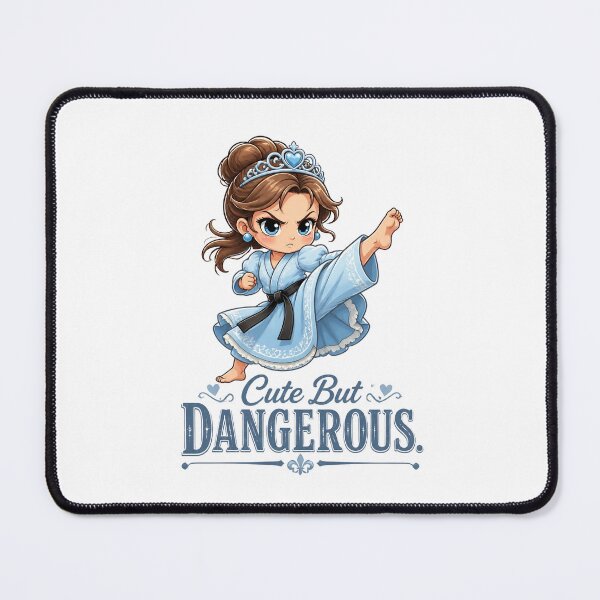 Item preview, "Cute But Dangerous" Princess Karate Girl  designed and sold by MusesWhispers.
