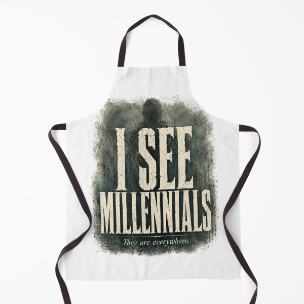 Item preview, I See Millennials — Funny 90s Horror Nostalgia Shirt designed and sold by CerealBoxInk.