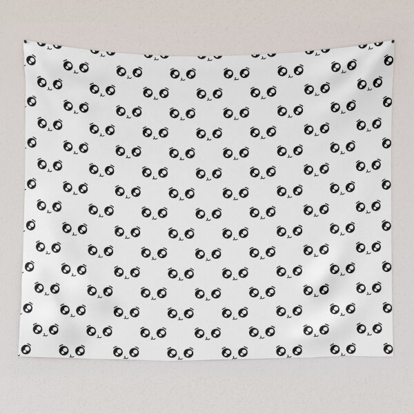 Item preview, Lovely kawaii smiling happy face pattern designed and sold by BlushyPrint.
