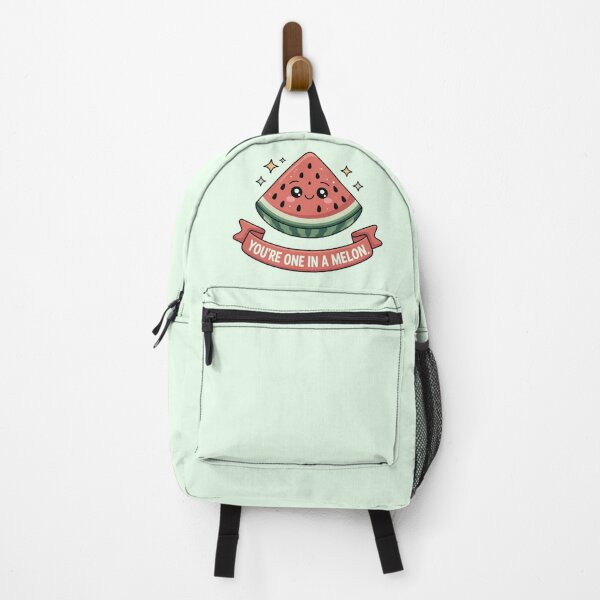 Item preview, One in a Melon Cute Watermelon Kawaii Fruit Pun Art designed and sold by KhadijaBatool38.