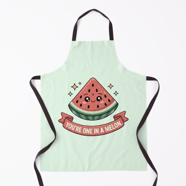 Item preview, One in a Melon Cute Watermelon Kawaii Fruit Pun Art designed and sold by KhadijaBatool38.