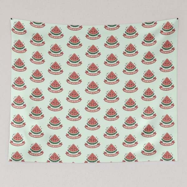 Item preview, One in a Melon Cute Watermelon Kawaii Fruit Pun Art designed and sold by KhadijaBatool38.