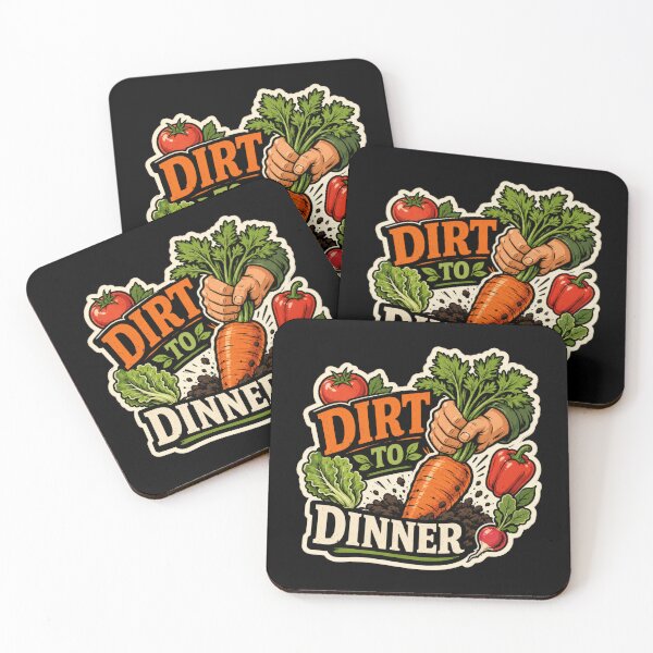 Item preview, Dirt to Dinner Vegetable Garden Sticker  designed and sold by Sketchlegacy.