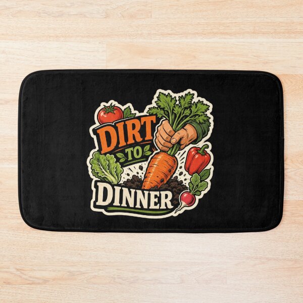 Item preview, Dirt to Dinner Vegetable Garden Sticker  designed and sold by Sketchlegacy.