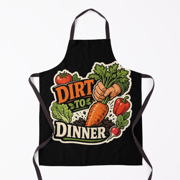 Item preview, Dirt to Dinner Vegetable Garden Sticker  designed and sold by Sketchlegacy.