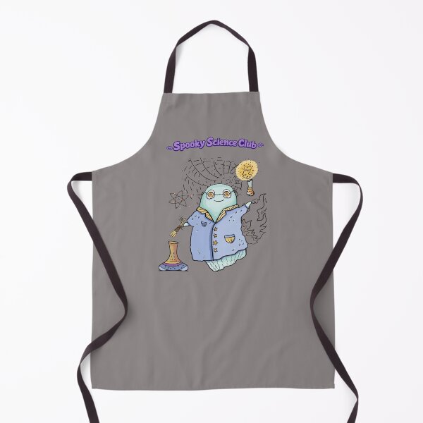 Item preview, Spooky Science Club Ghost Halloween illustration designed and sold by FaliushART.