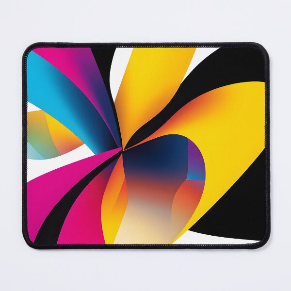 Item preview, Vibrant Fluid Rainbow Abstract Wave Art designed and sold by Luna-Flow.