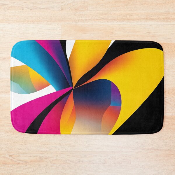 Item preview, Vibrant Fluid Rainbow Abstract Wave Art designed and sold by Luna-Flow.