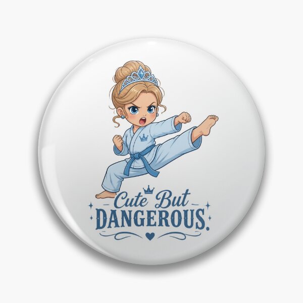 Item preview,  "Cute But Dangerous" Princess Karate Girl  designed and sold by MusesWhispers.