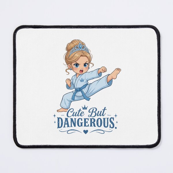 Item preview,  "Cute But Dangerous" Princess Karate Girl  designed and sold by MusesWhispers.