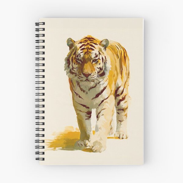 Item preview, Golden Tabby Tiger gouache-illustration #1 designed and sold by Helios Be. Lavsh.