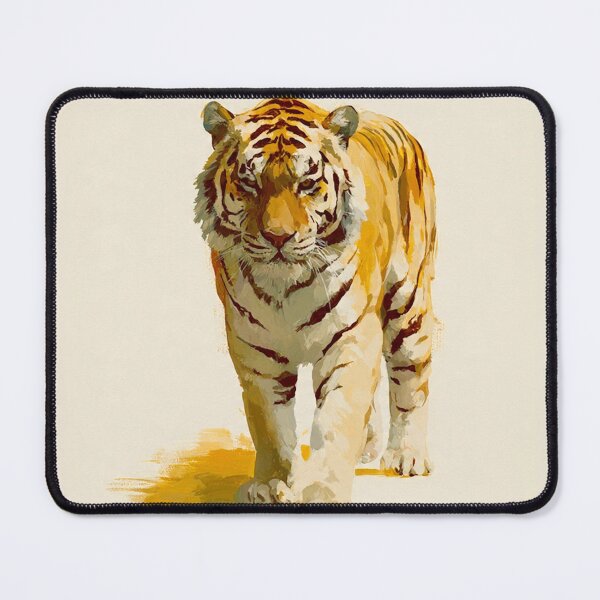 Item preview, Golden Tabby Tiger gouache-illustration #1 designed and sold by Helios Be. Lavsh.