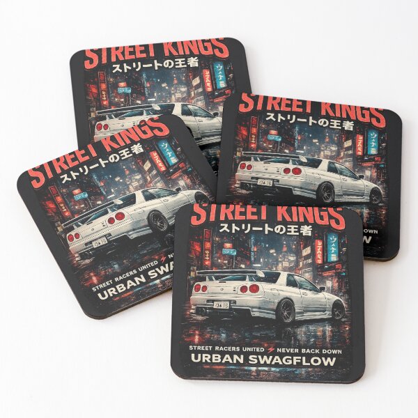 Item preview, Japan Street Kings – JDM Tokyo Racing Streetwear Tee designed and sold by UrbanSwagFlow.