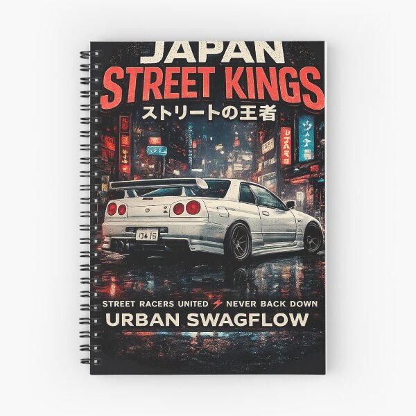 Item preview, Japan Street Kings – JDM Tokyo Racing Streetwear Tee designed and sold by UrbanSwagFlow.