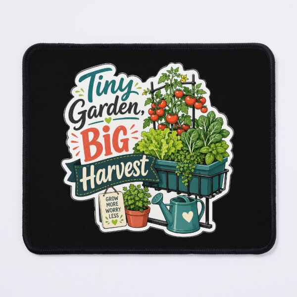 Item preview, Tiny Garden Big Harvest Container Garden Sticker designed and sold by Sketchlegacy.