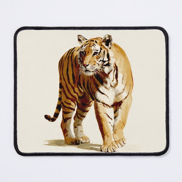 Item preview, Golden Tabby Tiger gouache-illustration #2 designed and sold by Helios Be. Lavsh.