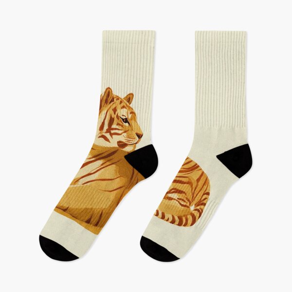Item preview, Golden Tabby Tiger gouache-illustration #3 designed and sold by Helios Be. Lavsh.