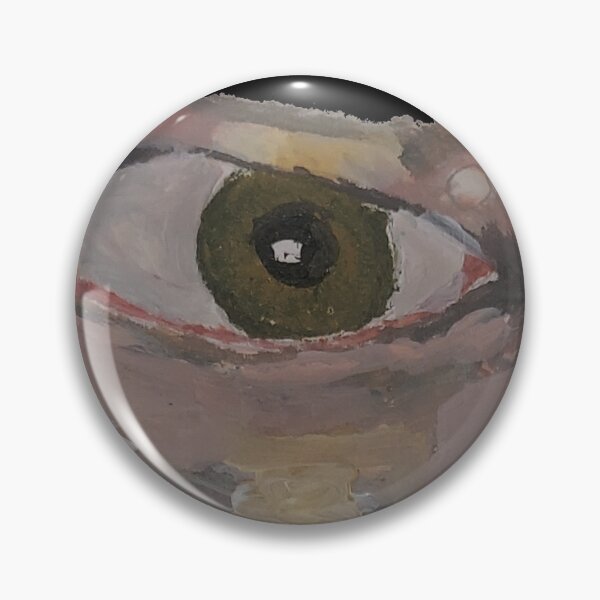 Item preview, gothic acrylic paint eyeball designed and sold by Moth-Oak.