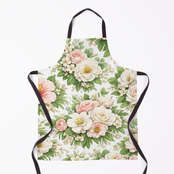 Item preview, Elegant White and Pink Floral Pattern designed and sold by 0606PM.