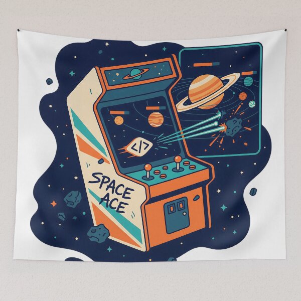 Item preview, Galactic Arcade - Space Code Game Art Vol. 1 designed and sold by CosmicCode.