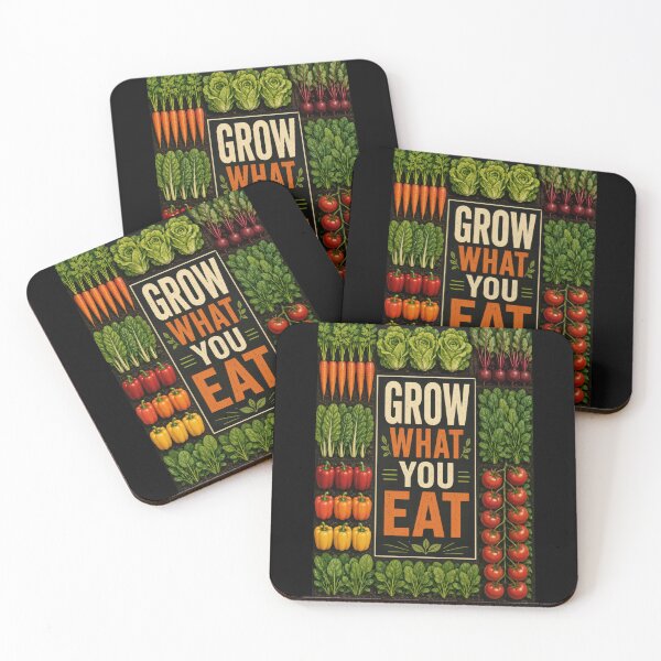 Item preview, Grow What You Eat Vegetable Garden Poster  designed and sold by Sketchlegacy.