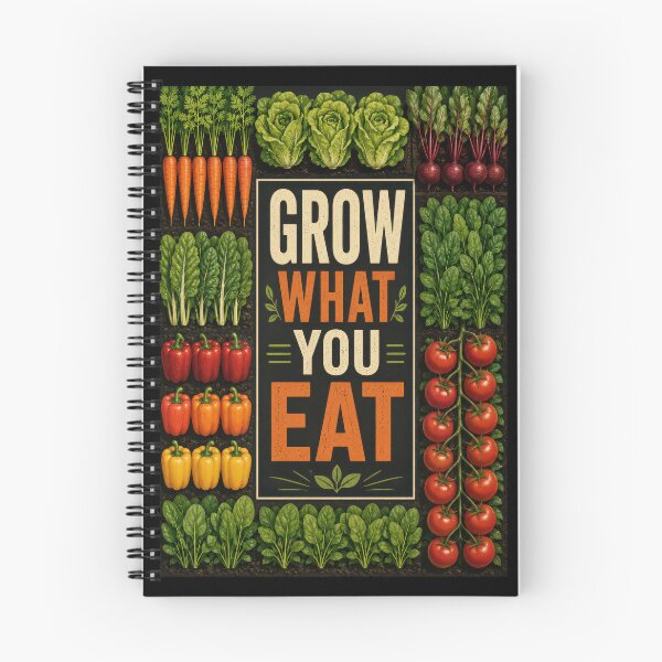 Item preview, Grow What You Eat Vegetable Garden Poster  designed and sold by Sketchlegacy.