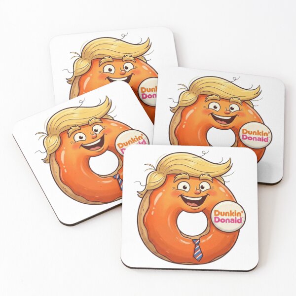 Item preview, Dunkin’ Donut Parody – Funny Donald Trump Political Cartoon designed and sold by radiogalaxy.
