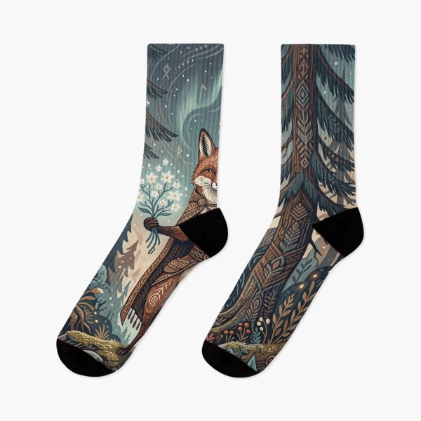 Item preview,  Forest Fox Keeper designed and sold by ASTRAL ART LAB.