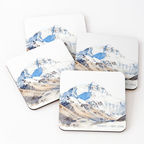 Item preview, Majestic Mount Everest Watercolor Landscape designed and sold by drchzak.