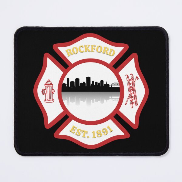 Item preview, Copy of Rockford Fire Department Maltese Cross (White Background) designed and sold by BerlinerKatzen.