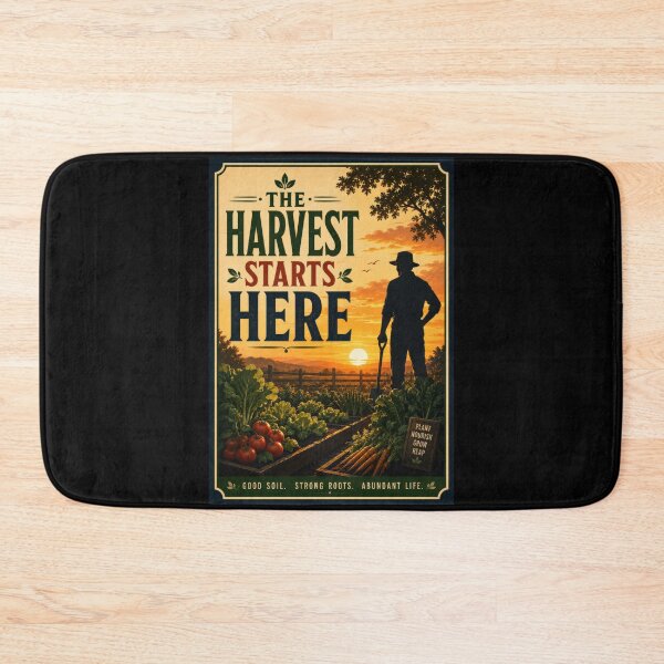 Item preview, The Harvest Starts Here Garden Poster  designed and sold by Sketchlegacy.