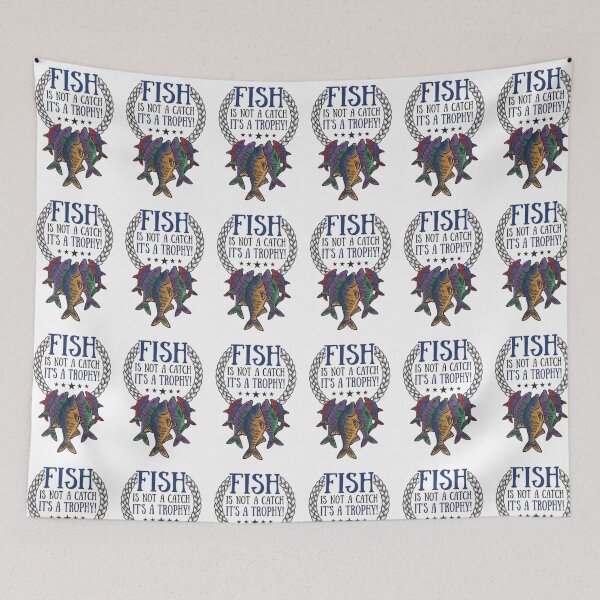 Item preview, Fish Is Not A Catch It's A Trophy - Fishing Lover Design designed and sold by NoFishToday.