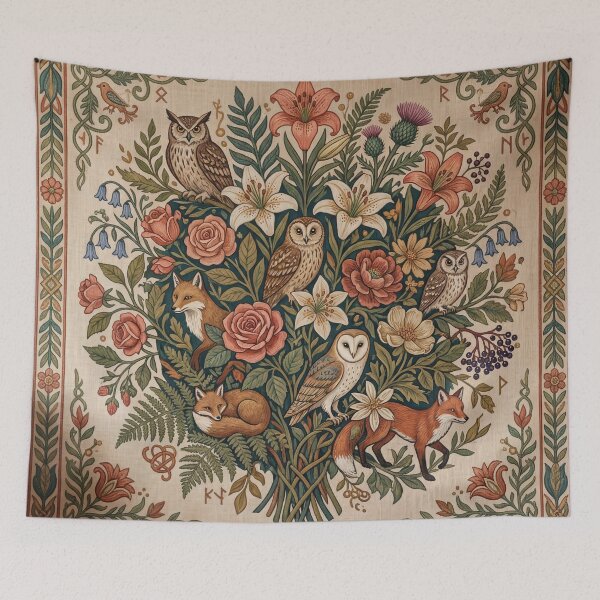 Item preview,  Hidden Creatures Floral Bouquet designed and sold by ASTRAL ART LAB.