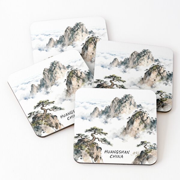 Item preview, Traditional Style Huangshan China Mountain Art designed and sold by drchzak.